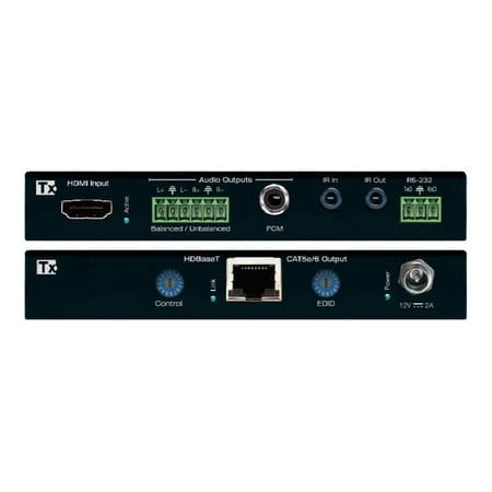 Key Digital - XOA Series Power over HDBaseT/HDMI CAT5e/6 Tx and Rx HDMI Extenders - Black