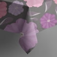 thumbnail image 5 of Pioneer Flower Floral Print Pattern Square Tablecloth,Waterproof Square Table Cover,Wipeable Spillproof Washable Table Cover for Home Kitchen Party Decor 42"X42"(107x107cm), 5 of 6