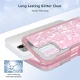 thumbnail image 3 of T-Mobile Revvl 6 5G Case, Rosebono Hybrid Graphic Design Pattern Cover Case For T-Mobile Revvl 6 5G (Pink Shell), 3 of 4