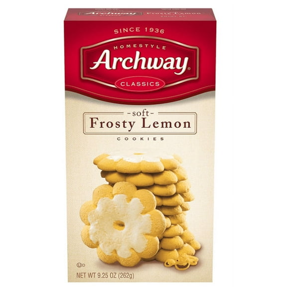 Archway Frosty Lemon Soft Cookies (Value multi-Pack of 3)