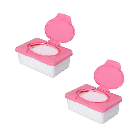ACDANC Wipes Dispenser,2Pack,Baby And Adult Wipes Holder,Refillable Container,Keeps Wipes Fresh,One-Handed Operation,Non-Slip Cover,Convenient to Open And Close