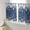 Blue, variant on Navy Blue Snowflake Christmas Sheer Curtains 45 Inches Long, Xmas Winter Snowflake Modern Art Light Filtering Window Curtains for Living Room, Rod Pocket Voile Sheer Drapes, 52"Wx45"L, 2 Panels