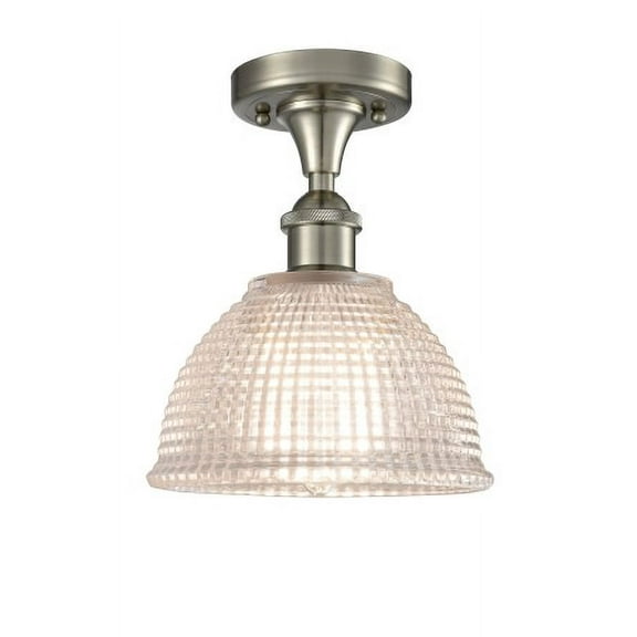 Innovations Lighting 516 Arietta Arietta 8" Wide Semi-Flush Ceiling Fixture - Nickel