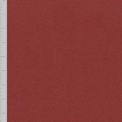 Dusty Rose Red Combed Cotton Home Decorating Fabric, Fabric By the Yard