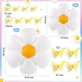thumbnail image 3 of Daisy Pastel Balloon Garland Kit, White Daisy Flower Macaron Pastel Balloons Garland with Butterfly Stickers for Decoration, 3 of 4