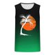 thumbnail image 4 of Camiseta sin mangas de cuello redondo para hombre, estampada, informal, deportiva, elástica, de moda, de poliéster., 4 of 4