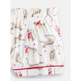 thumbnail image 3 of Wonder Nation Girls Short Sleeve Button Front Pajama Top and Shorts Set with Eyemask, 3-Piece, Sizes Sizes 4-18, 3 of 4