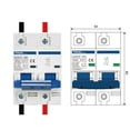 thumbnail image 3 of Ruibeauty Solar Photovoltaic Circuit Breaker PV MCB DC 500V Air Switch, 3 of 5