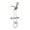 Brushed Nickel, variant on Cobbe with 7-Spray Dual Shower Head Shower and Bathtub Spout Combination Kit in ABS 3-Handle Wall Mount Shower System Matte Black