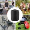 thumbnail image 4 of Fire Pit Cover, Polyester Waterproof Dustproof Windproof Outdoor Fireplace Cover, BBQ Cover with Adjustable Ribbon Hem for Easy Cleaning & Storage (58 X 77cm), 4 of 5