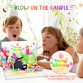 thumbnail image 3 of Tarjetas De Cumpleaños Fitmite Lindo Gato Música, Luces Y Velas Soplables Divertida Tarjeta Emergente De Feliz Cumpleaños Regalos De Cumpleaños Para Mujeres, Hombres, Amantes De Los Gatos, Mamá O Papá, 3 of 6