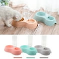 thumbnail image 2 of JoyMoreHome Double Bowls Pet Feeder Bowls No-Spill, Pet Food Water Feeder with Automatic Water Bottle, 2 of 7