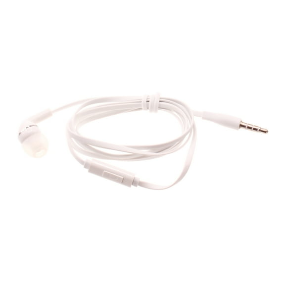 Earphone w Mic Mono Headset for Samsung Galaxy A13 5G A03s Phones - Wired Earbud 3.5mm Single Headphone Hands-free