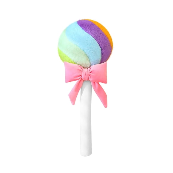 Candy Lollipop Shape Plush Pillow, Cute Cushion for Bedroom Living Room Decor & Comfort