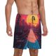 thumbnail image 2 of Fotbe Neon Sunset Cyberpunk Cityscape Pantalones Cortos de Pijama para Hombre, Ropa de Dormir, Pantalones de Pijama Cortos para Hombre-3X-Large, 2 of 6