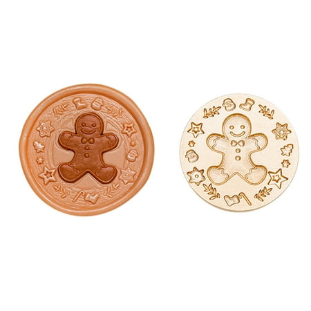

Alloet Christmas Embossed Seal Head Multipurpose DIY Ornamental for Wedding Invitations