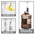 thumbnail image 6 of Under Cabinet Banana Hook, Metal Banana Hanger Under Cabinet Hook, Metal Banana Holder Stand for Hanging Bananas or Kitchen Utensil, Foldable, Sticky Banana Hook, Keeps Bananas Fresh(1PC,Grey), 6 of 9