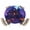 Purple, variant on Round Fitted Tablecloths with Elastic Edge Horror Halloween Haunted Castle Waterproof Wipeable Table Cover for Kitchen Dining Party Decor Pumpkin Ghost Face Bare Tree Table Clothes,36" - 44"