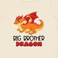 thumbnail image 4 of Inktastic Big Brother Cute Red and Orange Dragon Boys Baby T-Shirt, 4 of 5