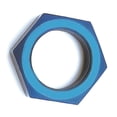 thumbnail image 1 of SpeedFX Nut 560331 Bulkhead Nut; -3AN; Anodized; Blue; Aluminum; Set Of 2, 1 of 4