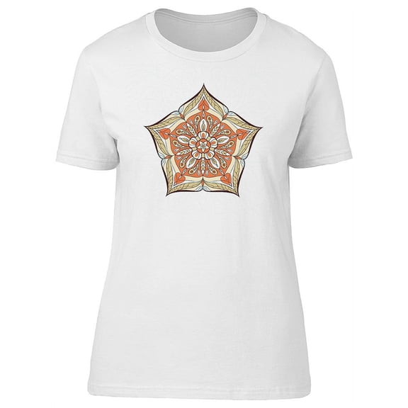 Beautiful Summer Flower Mandala Tee Women's -Image by Shutterstock