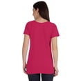 thumbnail image 4 of Inkmeso V Neck Basic Tee Classic fit short sleeves Tshirt For Women Summer Cotton Tops XS,3XL, 4 of 8