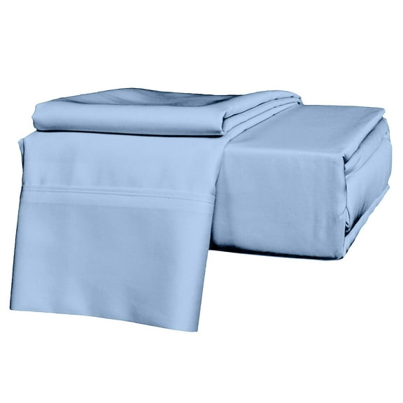 Alive Pixels 100% Egyptian Cotton Sheet Set 1000TC 15 inch Deep Pocket ( King, Blue )