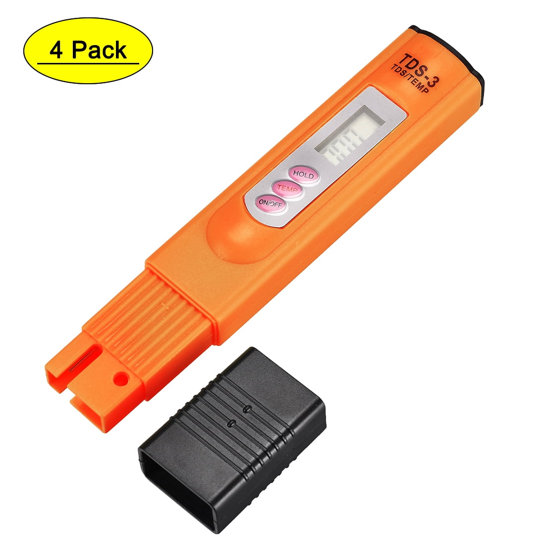 Uxcell 09990 PPM TDS Meter Digital Water Tester Orange for Aquarium