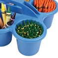 thumbnail image 2 of Deflecto 39509BLU Little Artist Antimicrobial Kids 6-Cup Caddy (Blue), 2 of 4