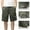 03 Army Green, variant on Weiqiqre Cargo Shorts for Men Cargo Shorts Elastic Waist Cotton Shorts Relaxed Fit Casual Outdoor Hiking Shorts with Multi Pockets