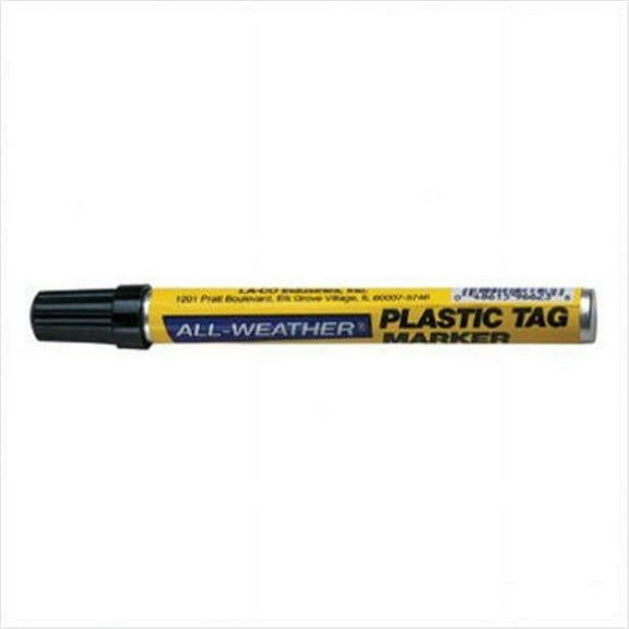 Plastic Eartag Marker, Black, Medium