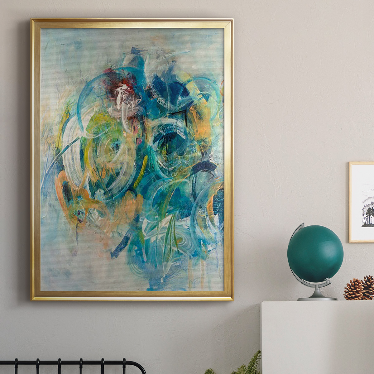 Silent Energy II Premium Framed Print, in Gold, Black, or Silver - Ready to Hang