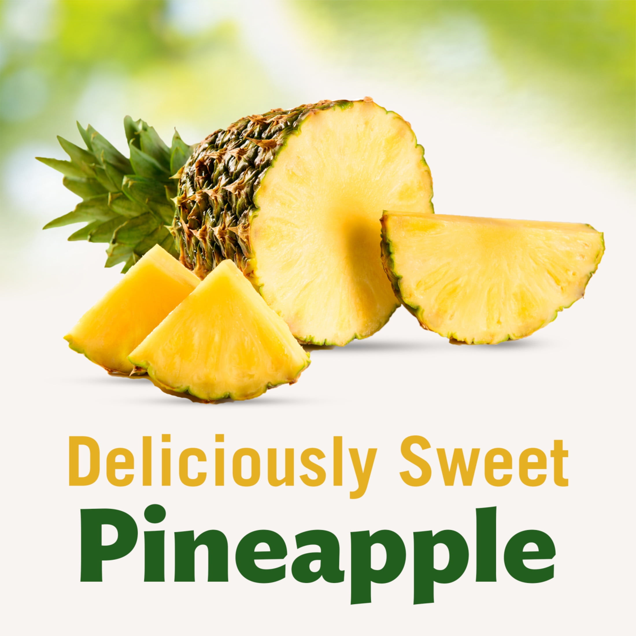 Del Monte Pineapple Chunks in 100% Juice, 15.25 oz Can