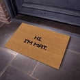 thumbnail image 4 of Hi, I'm A Doormat Funny Welcome Mat, Non-Slip Entrance Rugs for Front Door, Decoration Doormat for Indoor Outdoor Use, Door Mats, Home Decor, 15.7x23.6 Inch, 4 of 6