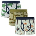 thumbnail image 3 of 1/3/6/9-Pack Boys Boxer Briefs Shorts Toddler Kids Cotton Underwear Car Dinosaur Shark Cartoon Breathable Soft Underpants 1-12 Years, 3 of 9