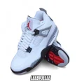 thumbnail image 1 of Size 4Y - 17 - N I-K-E A i r-Jor-dan 4 OG White Cement 2025 FV5029-100, 1 of 6