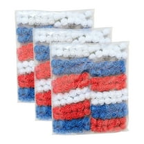Twfbrm 432 Pcs Mini Patriotic Roses Head 4th of July DIY Decor Artificial Flowers Small Rose for Independence Day DIY Decor Blue White Red Silk Flowers for Memorial Day