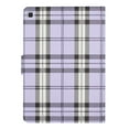 thumbnail image 5 of Case for Samsung Tab S5e (2019), Plaid Design Cute Stylish Shockproof Cover with Kickstand Magnetic Flip Folio Case for Samsung Tab S5e 10.5" (2019),Purple, 5 of 6