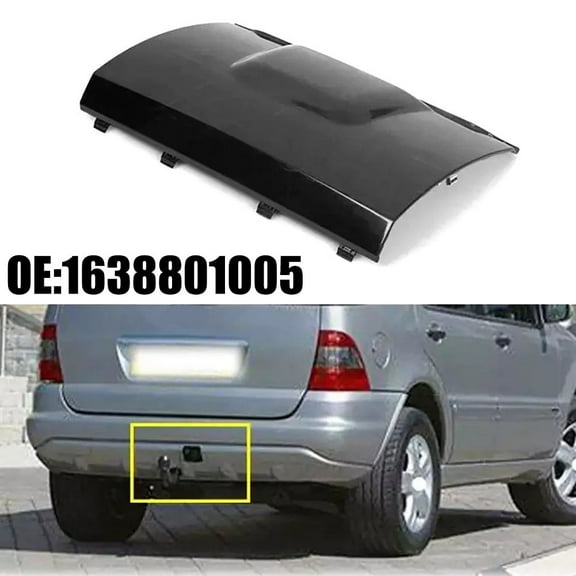 1638801005 A1638801105 Rear Bumper Center Tow Hitch Cover Cap For Mercedes For Benz W163 Ml320 Ml350 1998-2005 Exterior Parts