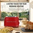 thumbnail image 2 of Nostalgia Classic Retro 2-Slice Toaster, Red, 2 of 8