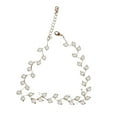 thumbnail image 2 of AYYUFE Women Pearl Choker Collar Necklace Clavicle Chain Pendant for Wedding Club, 2 of 8