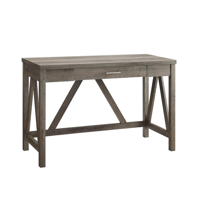 Pemberly Row Bureau d'Ordinateur 46 Pouces en Gris Lavé