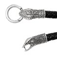thumbnail image 3 of Black Snake Style Fashion Bracelet with Snake Clasp 22cm X1.5cm(8 5/8 X 5/8), 3 of 3