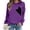C524 Purple, variant on CONZONE Sweatshirt For Women Long Sleeve Crew Neck Pullover Sweatshirts For Women Cat Graphic Cozy Fall Winter Womens Hoodies