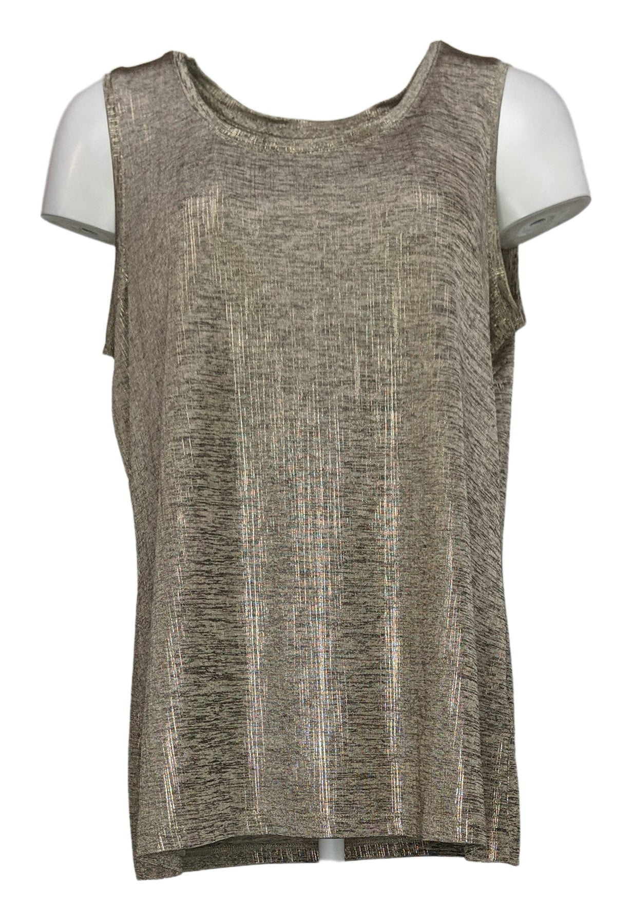 susan graver foil print cardigan and tank set