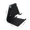 thumbnail image 4 of Maoww Universal Rotating Mobile Phone Holder Stand Foldable Support Desktop Smartphone Tablets Bracket, Black, 4 of 8