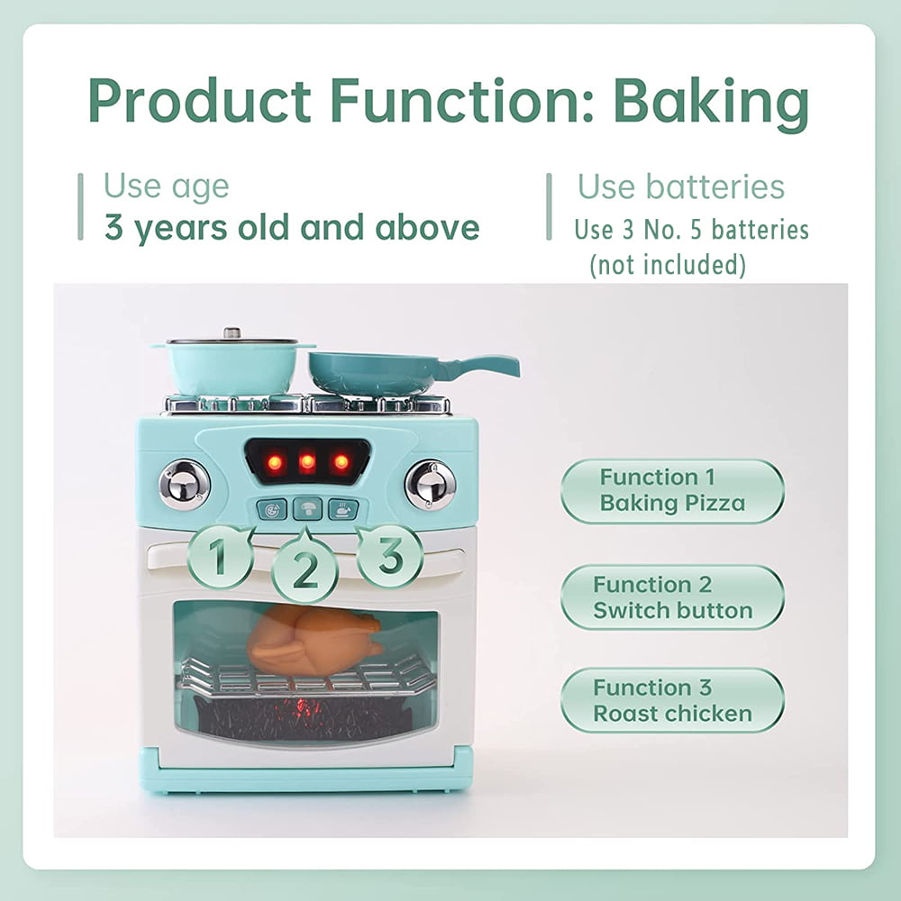 Farfi Simulation Kitchen Appliances Blender Toaster Mixer with LED