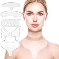 thumbnail image 2 of Qarigey Parche antiarrugas reutilizable de silicona nutritiva para la frente, pegatinas para levantar la cara, parches para los ojos y el Tratamientos faciales  16 piezas/juego, 2 of 6
