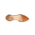 thumbnail image 3 of Women Ankle Strap Casual D'Orsay Pointed Plain Ballet Comfort Soft Slip On Outdoor Valentine's Day Flats Shoes, 3 of 4