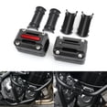 thumbnail image 1 of Protection de Cadre de Moteur de Moto 22/25/28mm 2x Protection de Pare-Chocs Décor Blocage de Crash Pads Rouges, 1 of 10